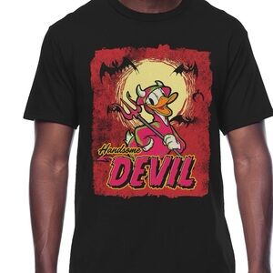 Disney Men's Handsome Devil Donald Duck Graphic T-Shirt Size XL (46-48)